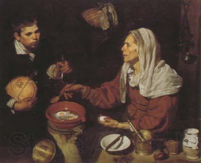 Diego Velazquez Old Woman Frying Eggs (df01)